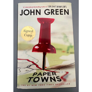 Paper Towns by John Green Hardcover Signed Copy YA Novel